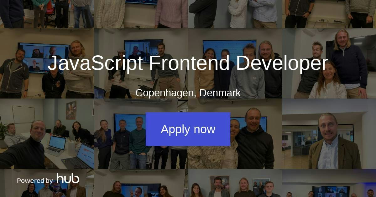 The Hub | JavaScript Frontend Developer | Trophy Games A/S