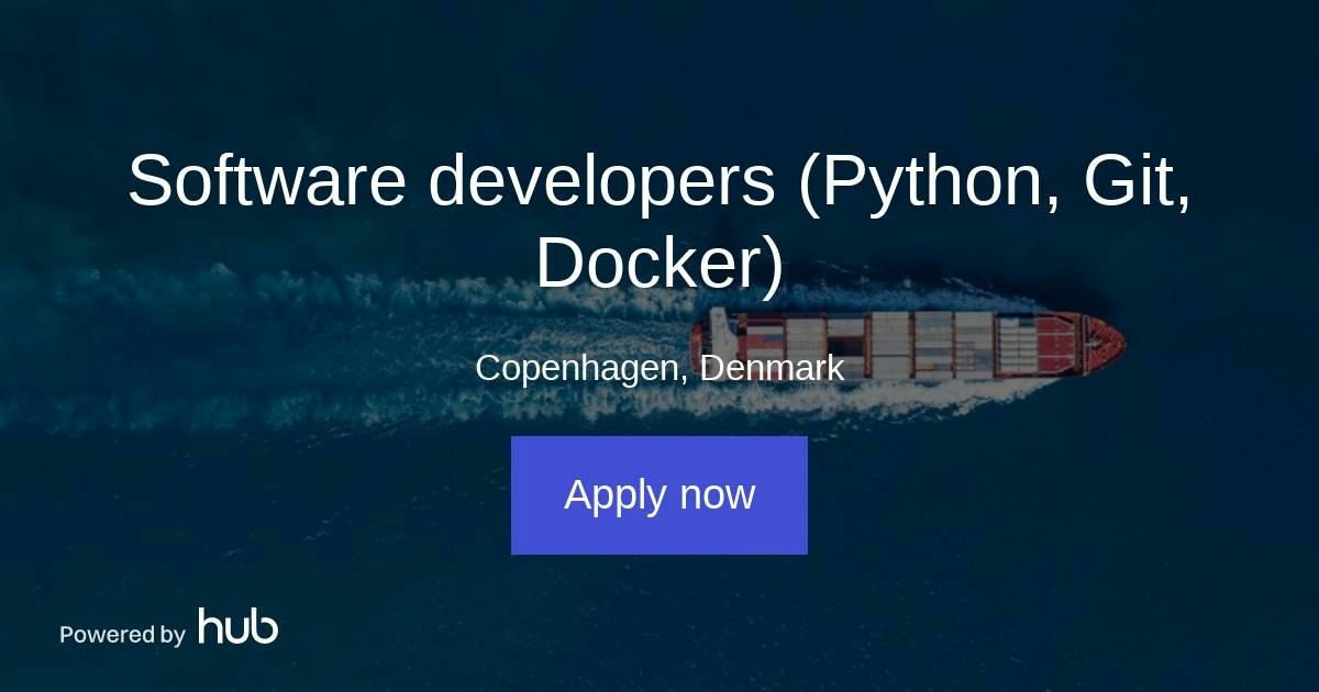 The Hub | Software developers (Python, Git, Docker) | Optimum Voyage