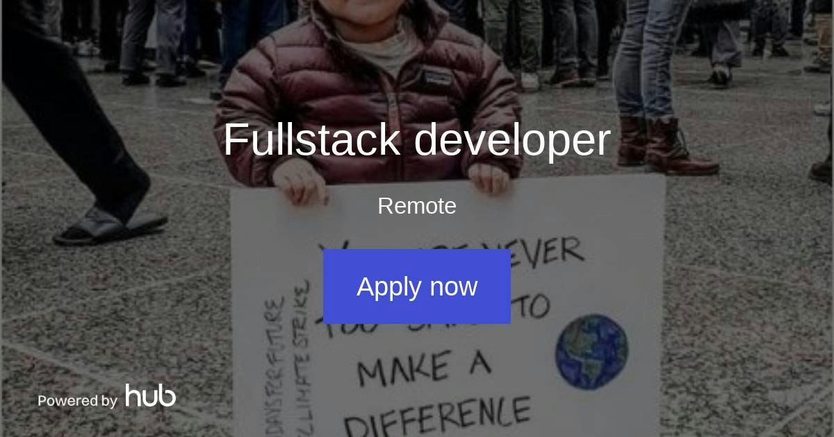 The Hub | Fullstack developer | ENDA