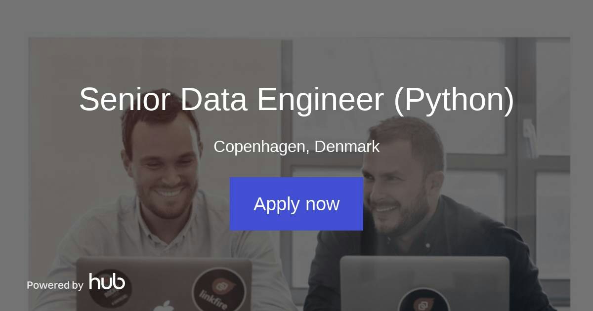 The Hub | Senior Data Engineer (Python) | Linkfire A/S