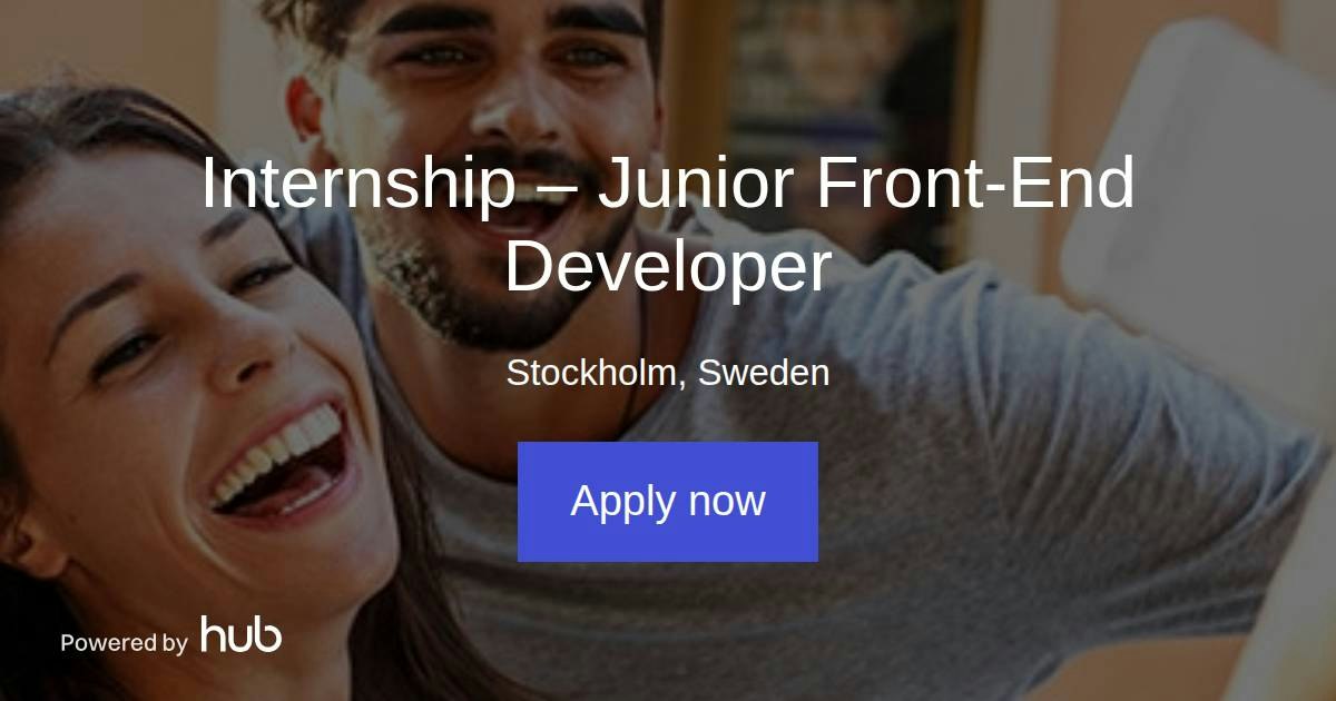 The Hub | Internship – Junior Front-End Developer | Reeler