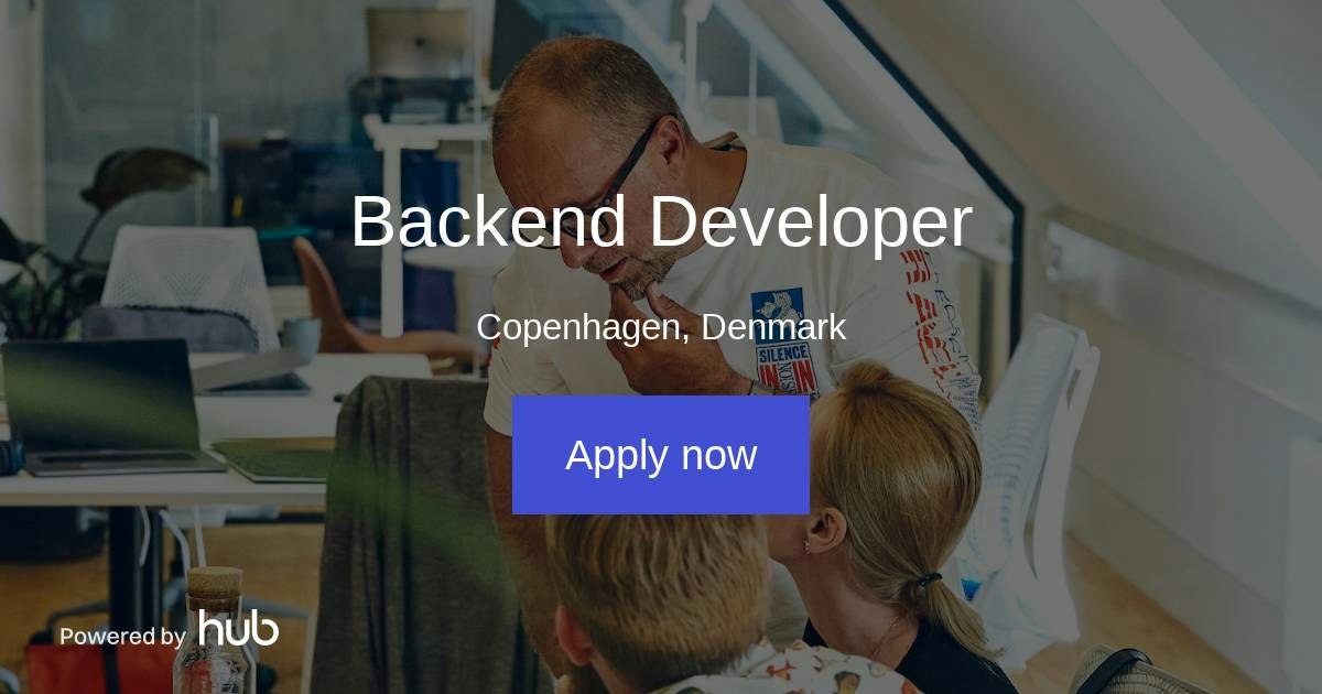 The Hub | Backend Developer | Moneyflow Group A/S