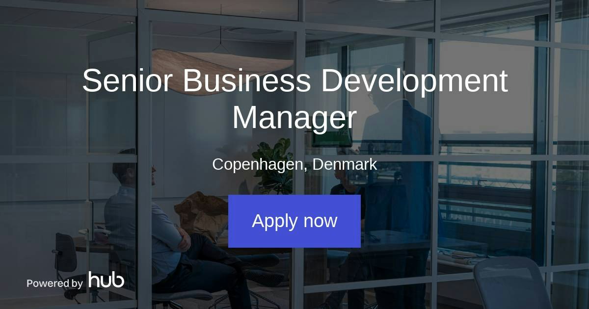 The Hub | Senior Business Development Manager | Connected Cars A/S