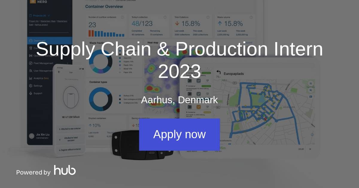 The Hub Supply Chain & Production Intern 2023 WasteHero
