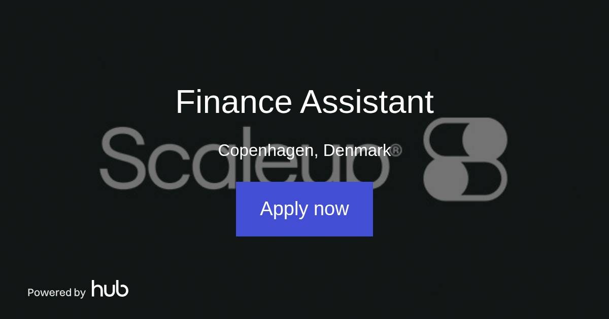 The Hub Finance Assistant Scaleup Finance ApS