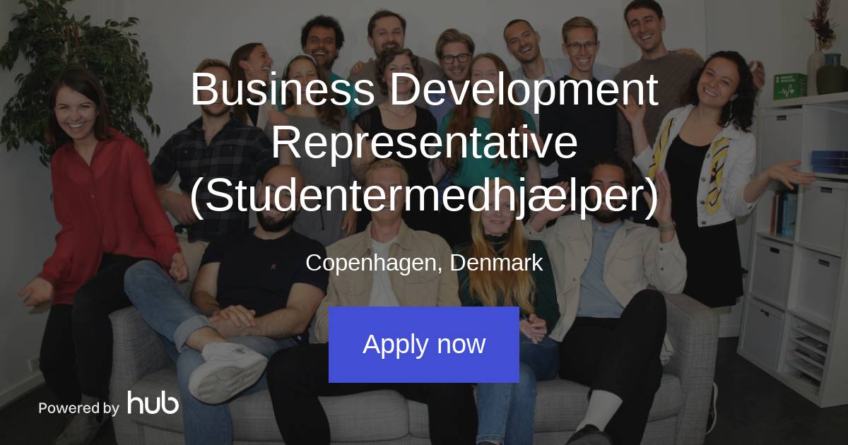 The Hub | Business Development Representative (Studentermedhjælper) | Pleaz