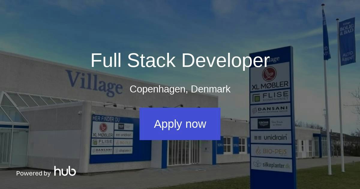 The Hub | Full Stack Developer | ProRoom ApS