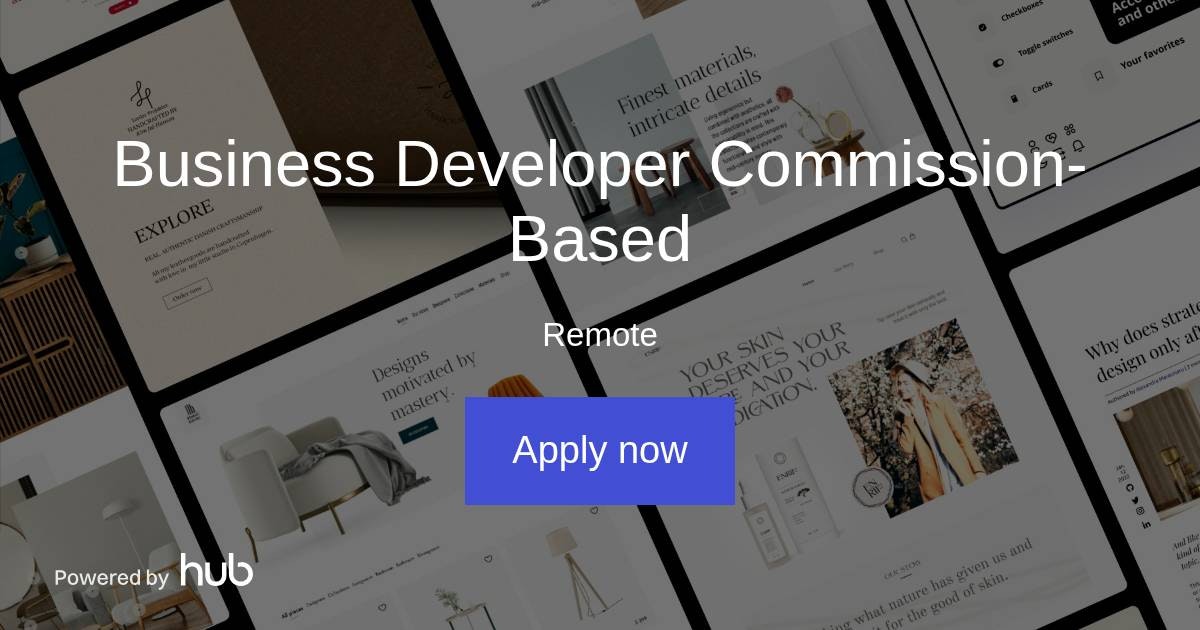 The Hub | Business Developer Commission-Based | Brandiaq