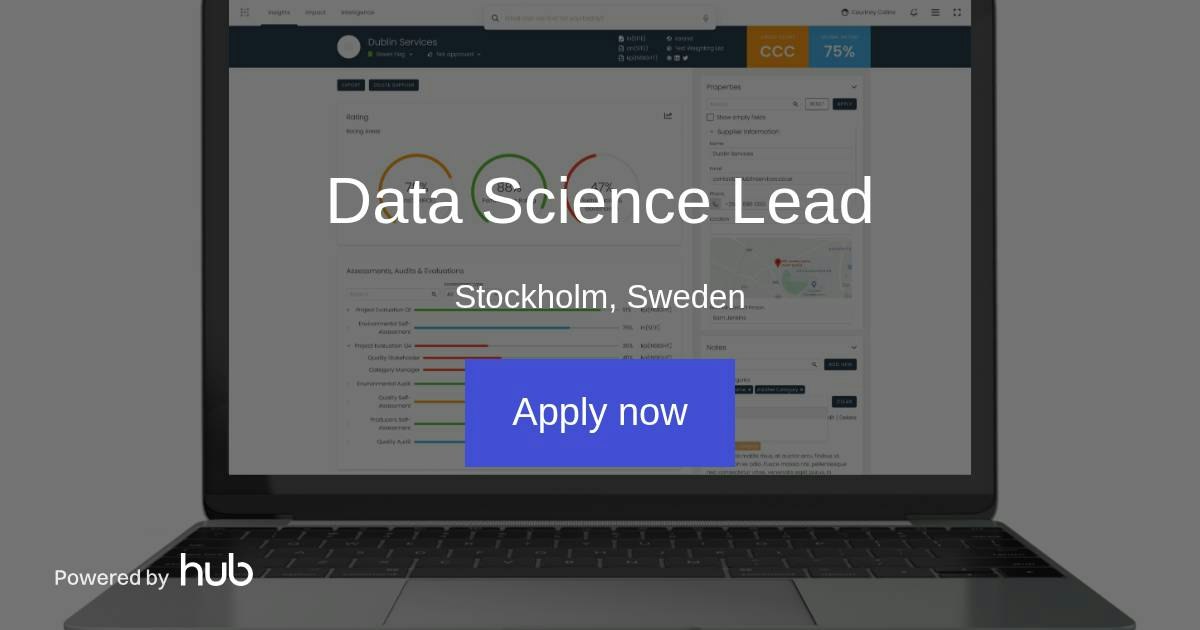 The Hub | Data Science Lead | Kodiak Hub