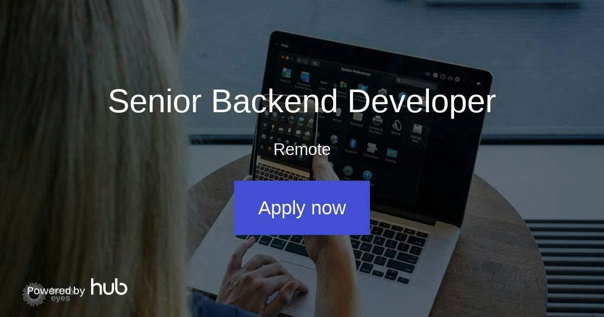 The Hub | Senior Backend Developer | Be My Eyes