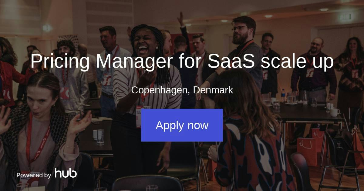 The Hub | Pricing Manager for SaaS scale up | Trackunit