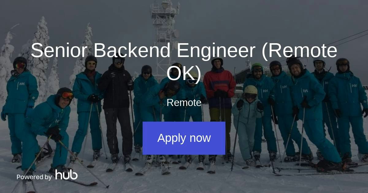 The Hub | Senior Backend Engineer (Remote OK) | ChurchDesk
