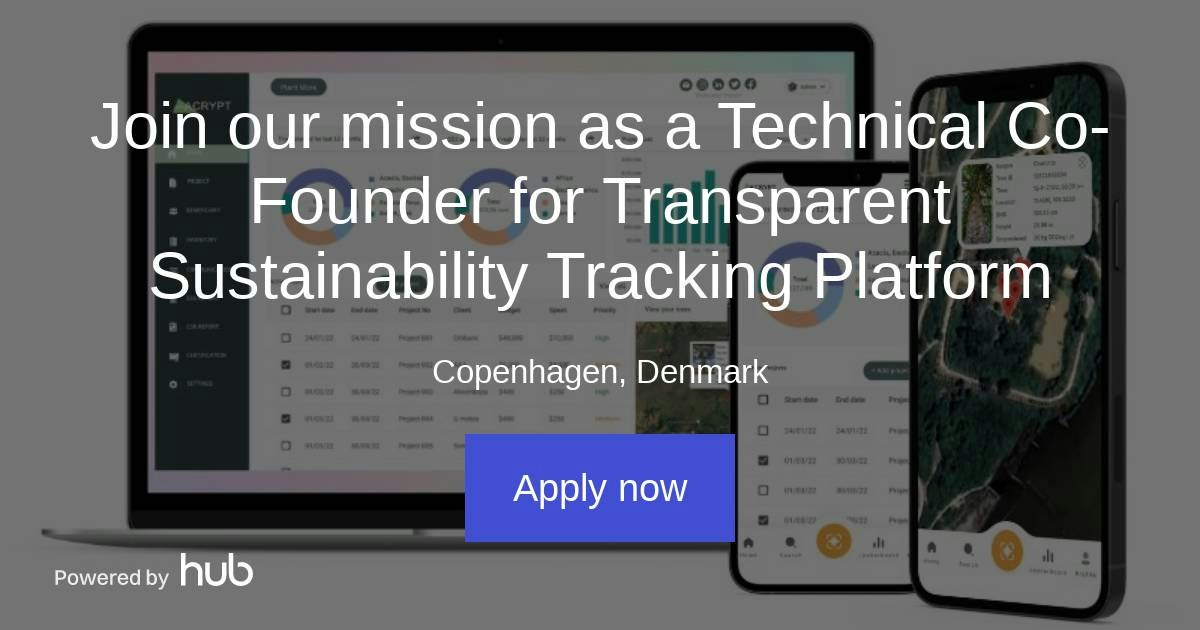 The Hub | Join our mission as a Technical Co-Founder for Transparent ...