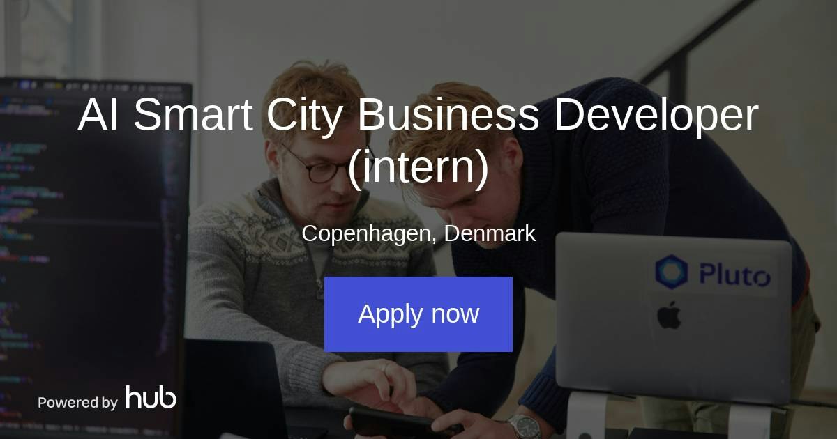 The Hub | AI Smart City Business Developer (intern) | Pluto Technologies