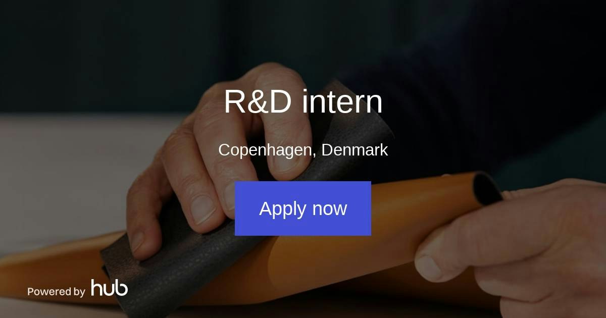 The Hub | R&D intern | Beyond Leather Materials ApS