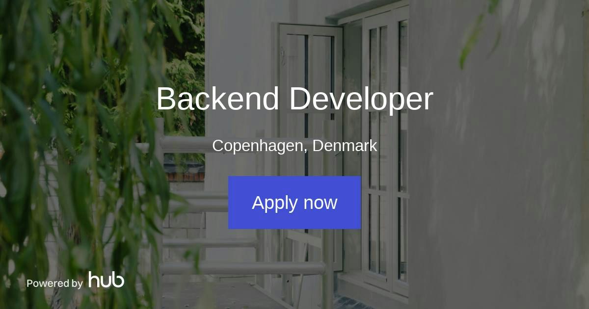The Hub | Backend Developer | Klar