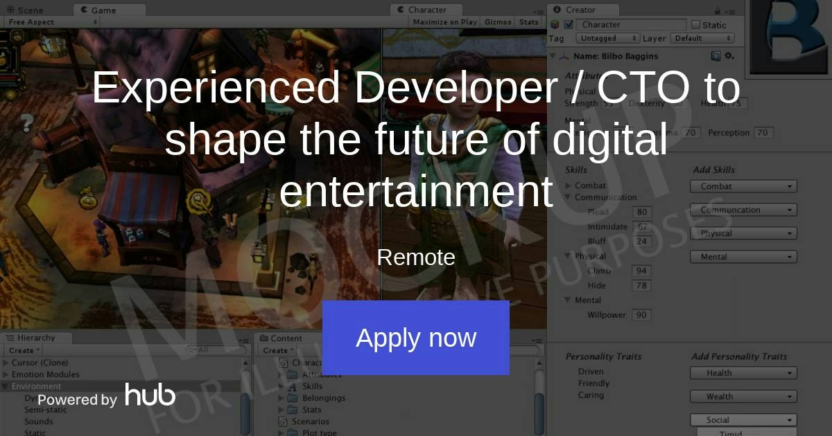 The Hub | Experienced Developer / CTO to shape the future of digital ...