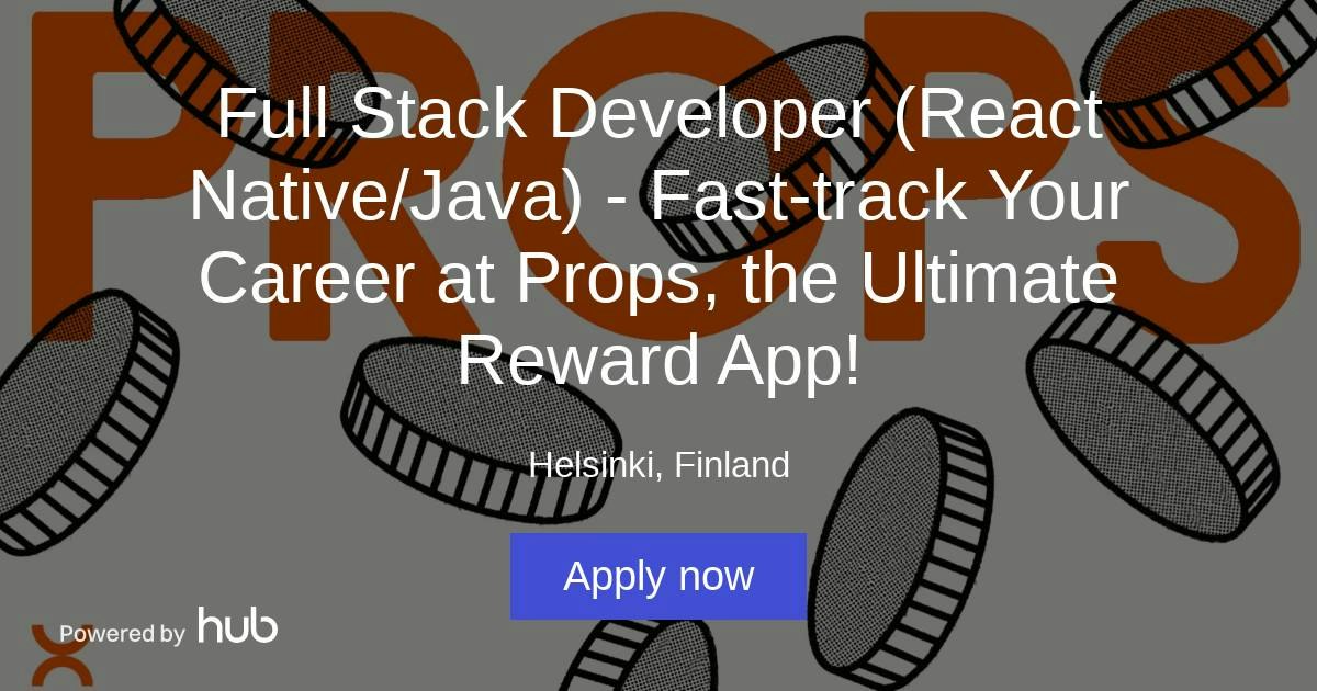 The Hub | Full Stack Developer (React Native/Java) - Fast-track Your ...