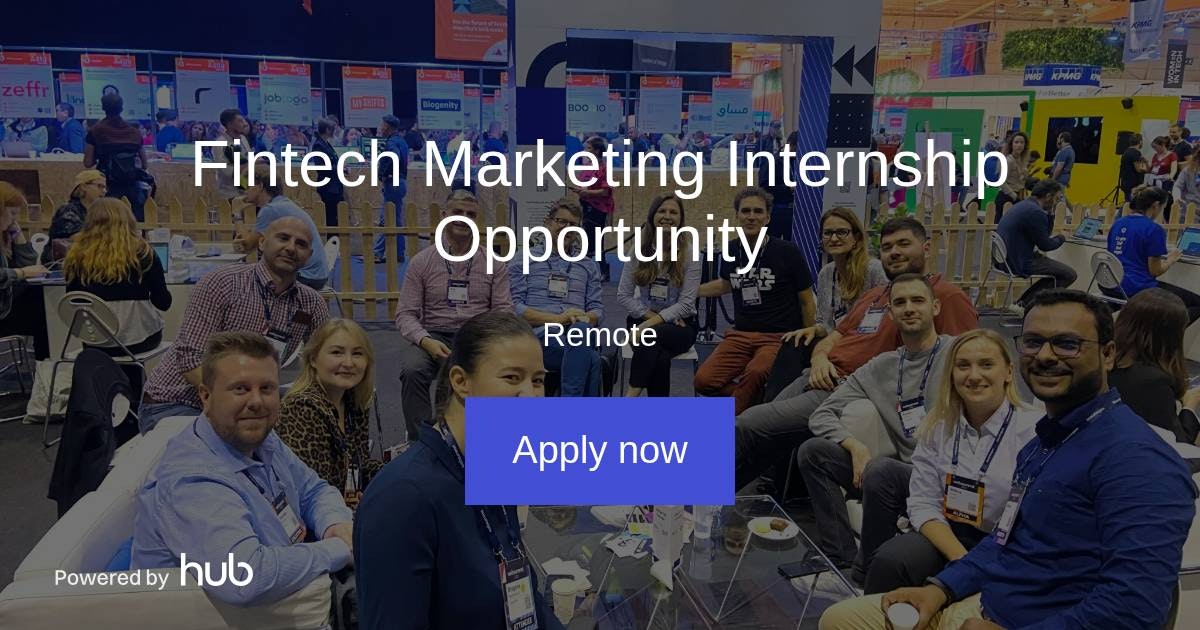 The Hub Fintech Marketing Internship Opportunity Tango AML