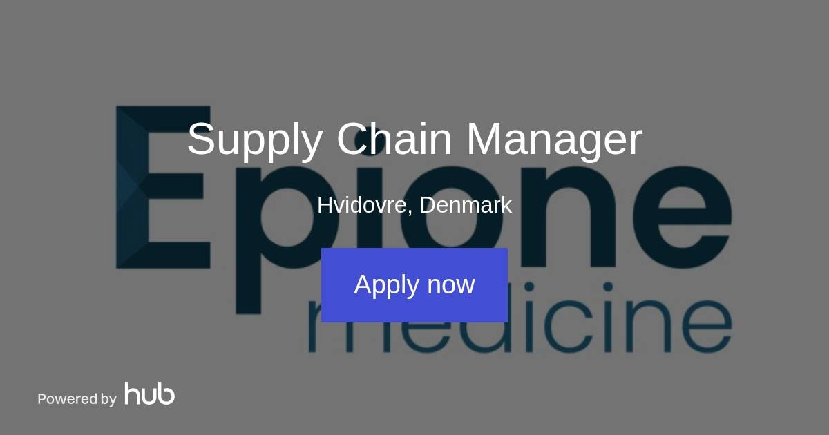 The Hub Supply Chain Manager Epione Medicine