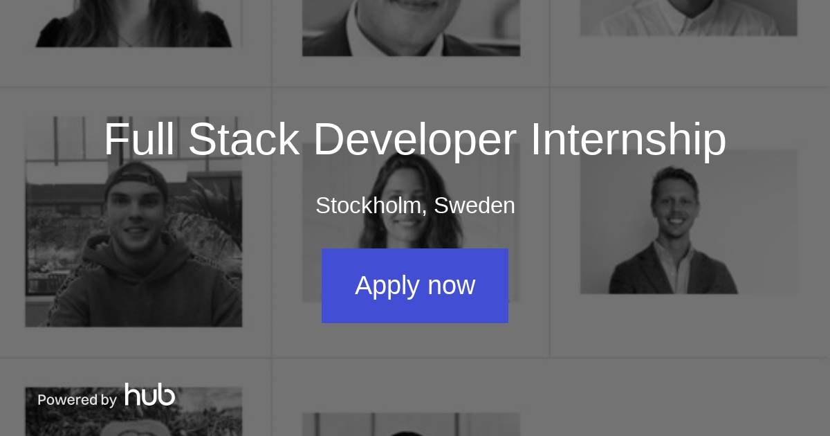 The Hub | Full Stack Developer Internship | Hopen Internships