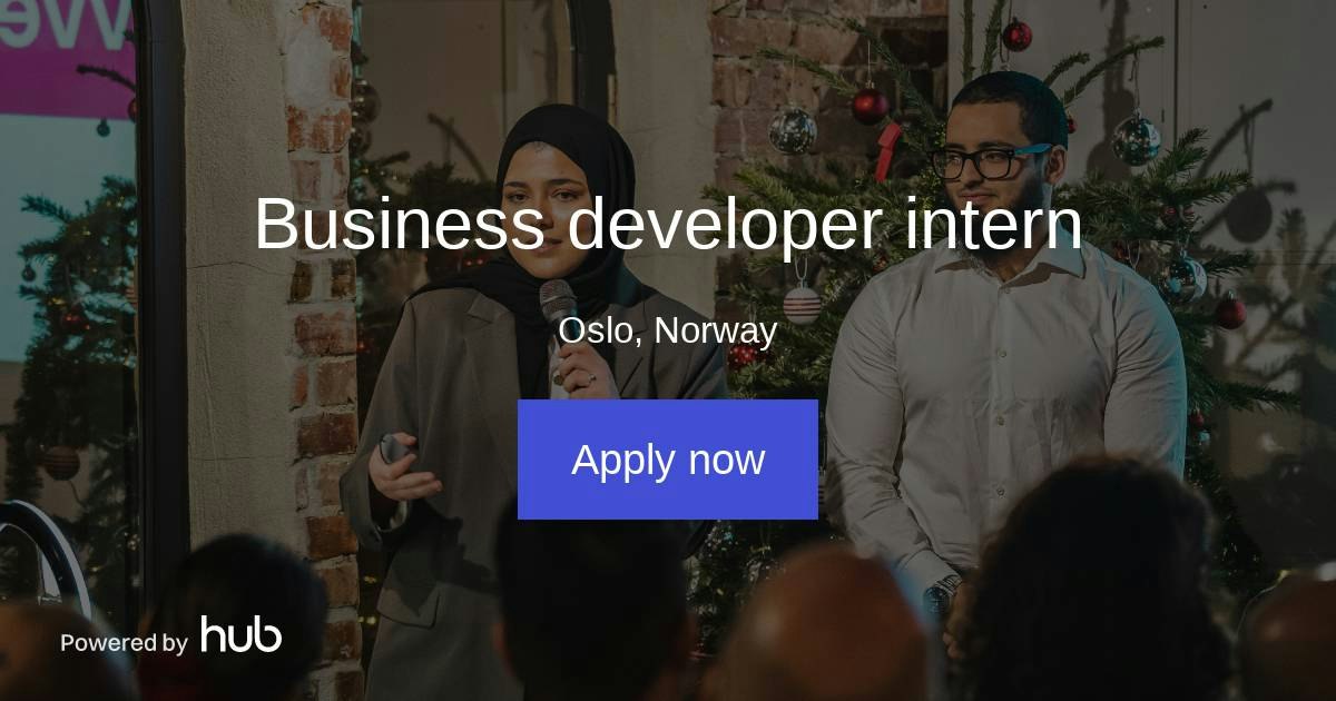 The Hub | Business developer intern | EVVENT AS