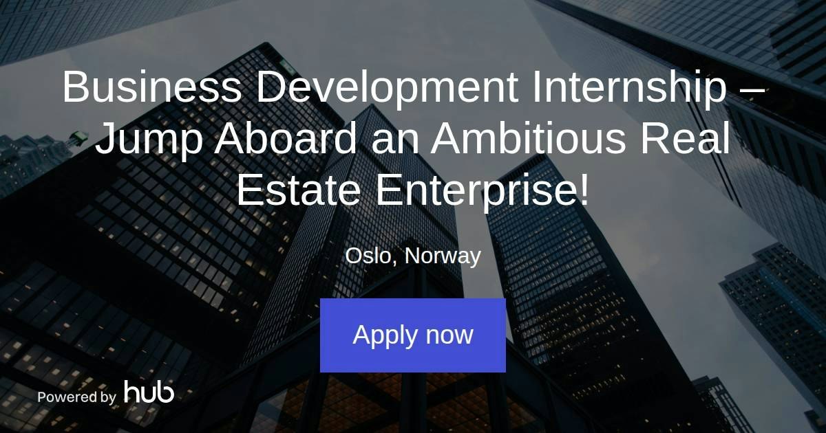 The Hub | Business Development Internship – Jump Aboard an Ambitious ...