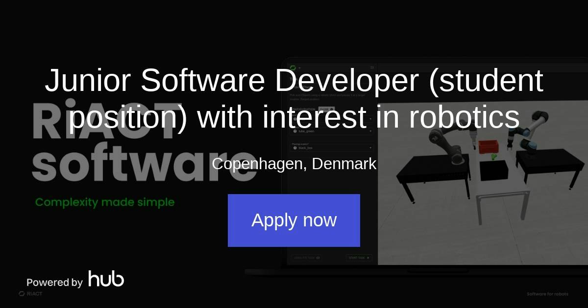 The Hub | Junior Software Developer (student position) with interest in ...