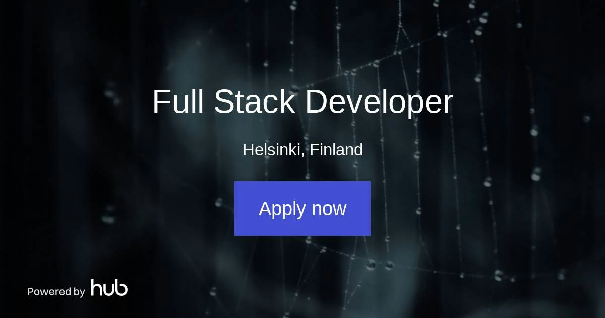 The Hub | Full Stack Developer | iconicchain