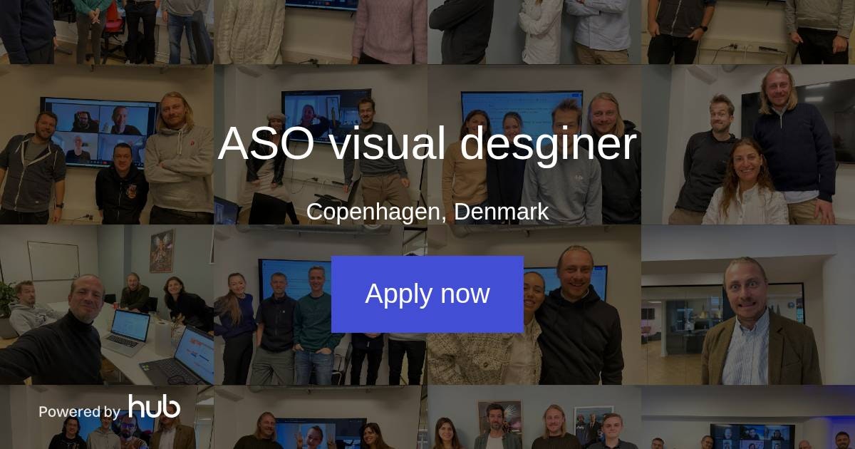 Simple Aso Visual The Hub | ASO visual desginer | Trophy Games A/S