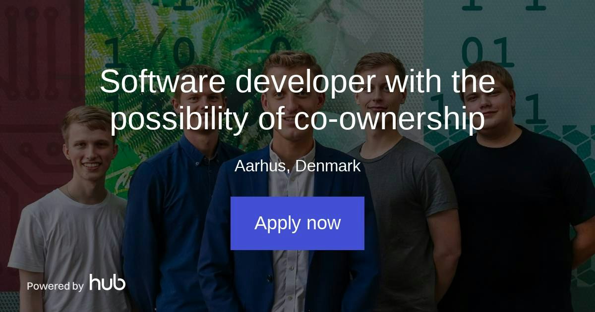 The Hub | Software developer with the possibility of co-ownership | Mercura