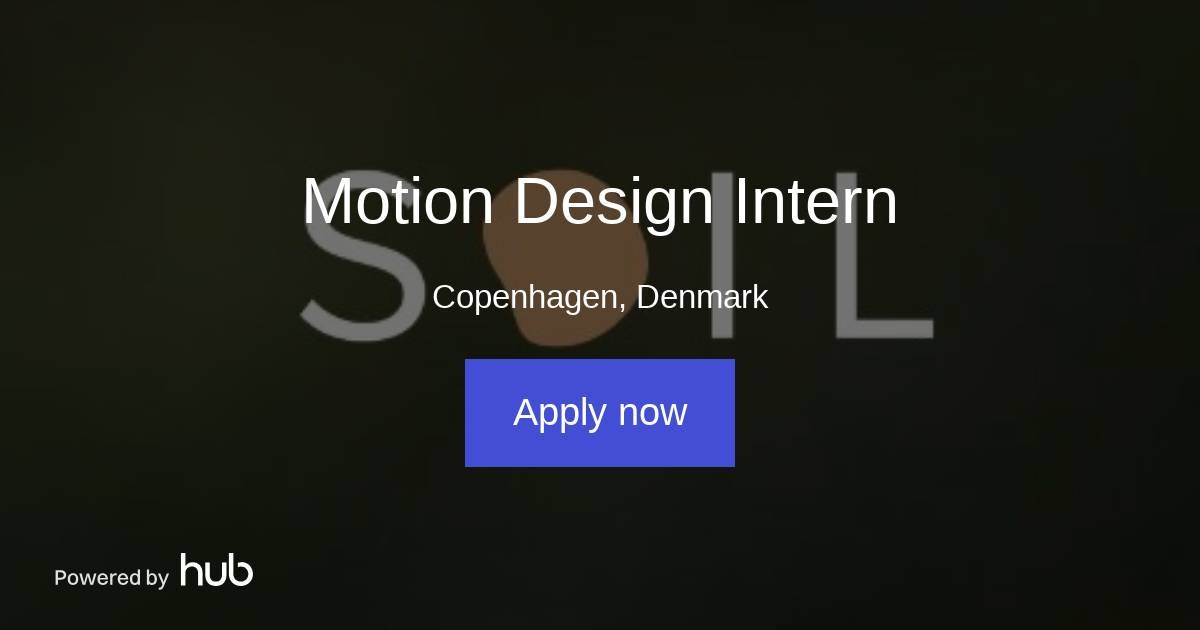 The Hub Motion Design Intern Healthy Mind Tech ApS