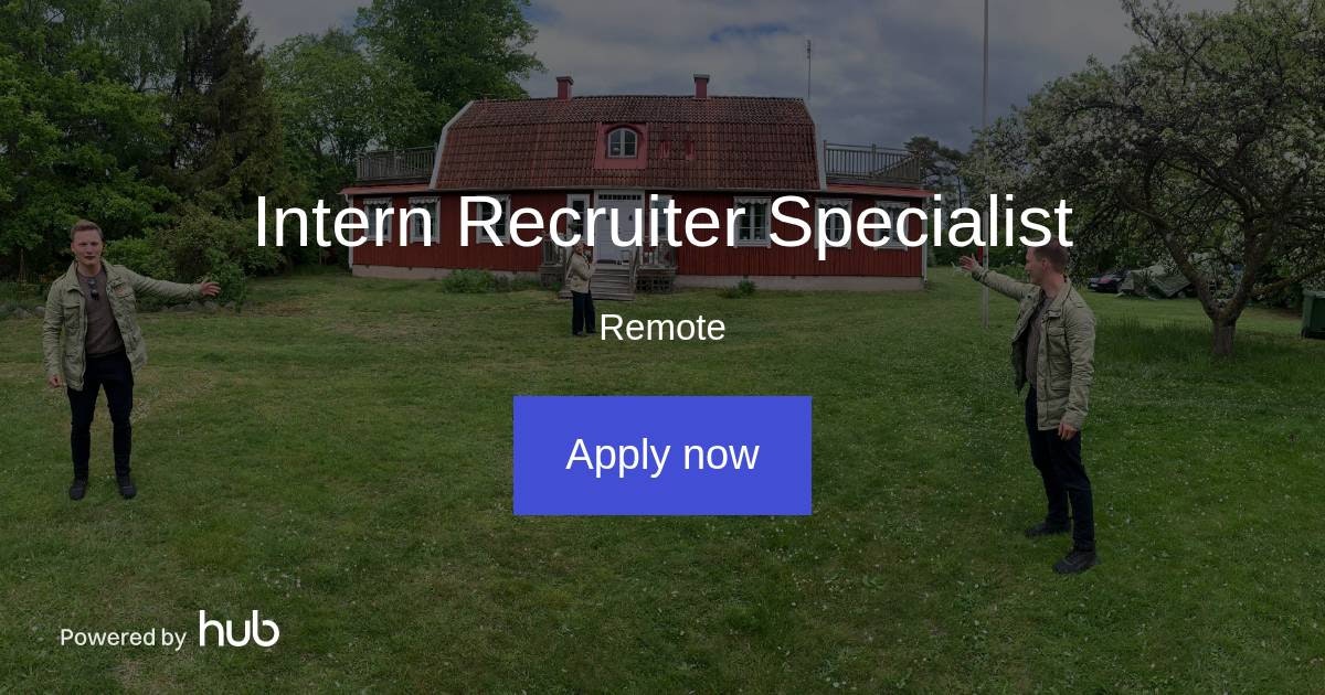 The Hub Intern Recruiter Specialist Your Headway AS