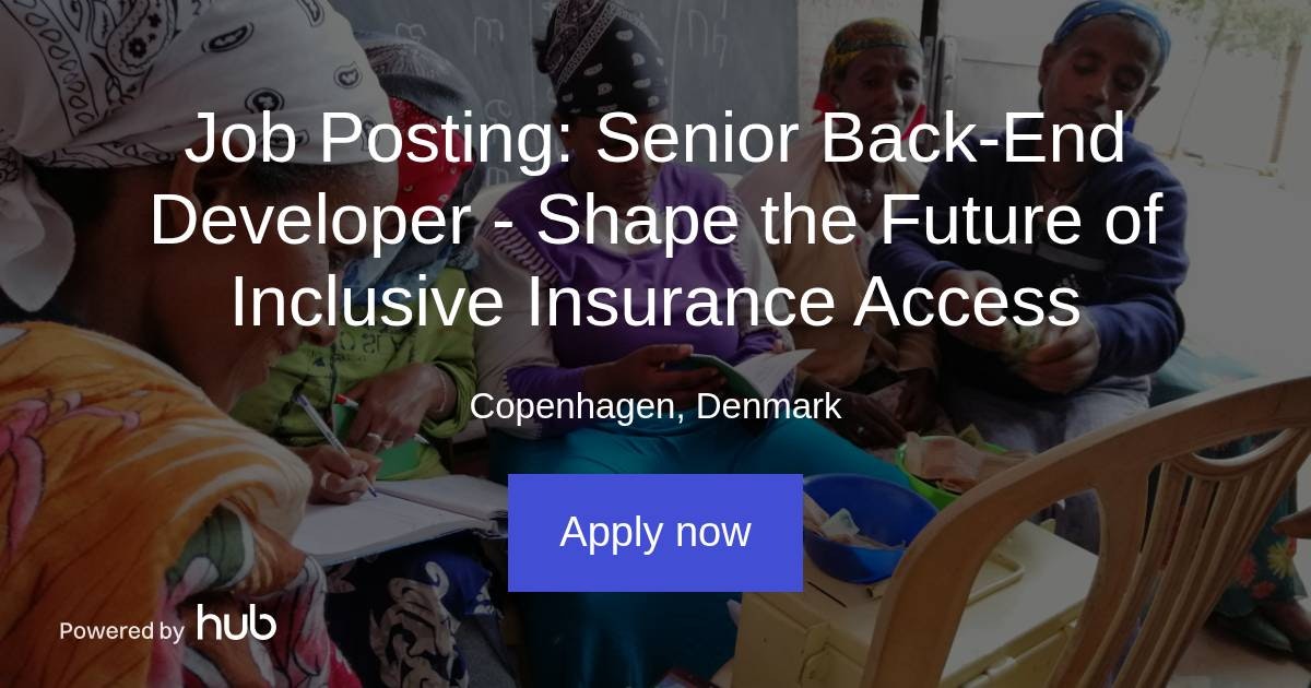 The Hub | Job Posting: Senior Back-End Developer - Shape the Future of ...