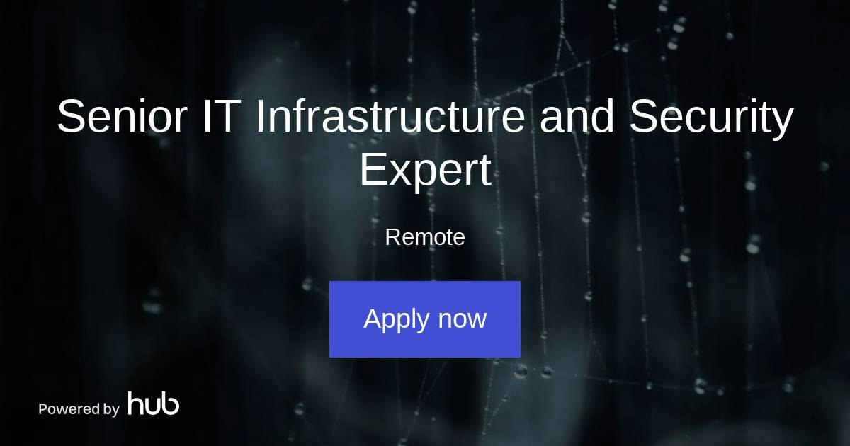 The Hub | Senior IT Infrastructure and Security Expert | iconicchain