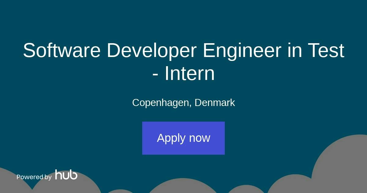 Software Testing Intern The Hub | Software Developer Engineer in Test - Intern | GoWish, Ønskeskyen