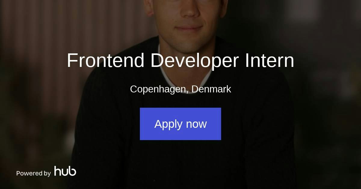 The Hub | Frontend Developer Intern | VAEKST