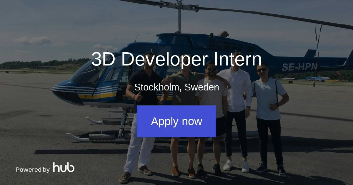 The Hub | 3D Developer Intern | CharpstAR