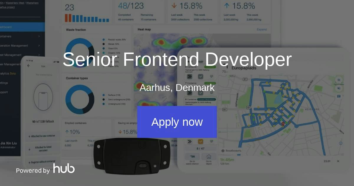 The Hub | Senior Frontend Developer | WasteHero