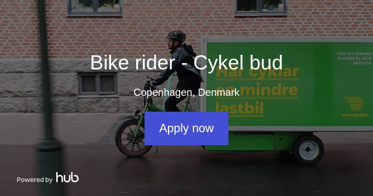 The Hub Bike rider Cykel bud Chainge