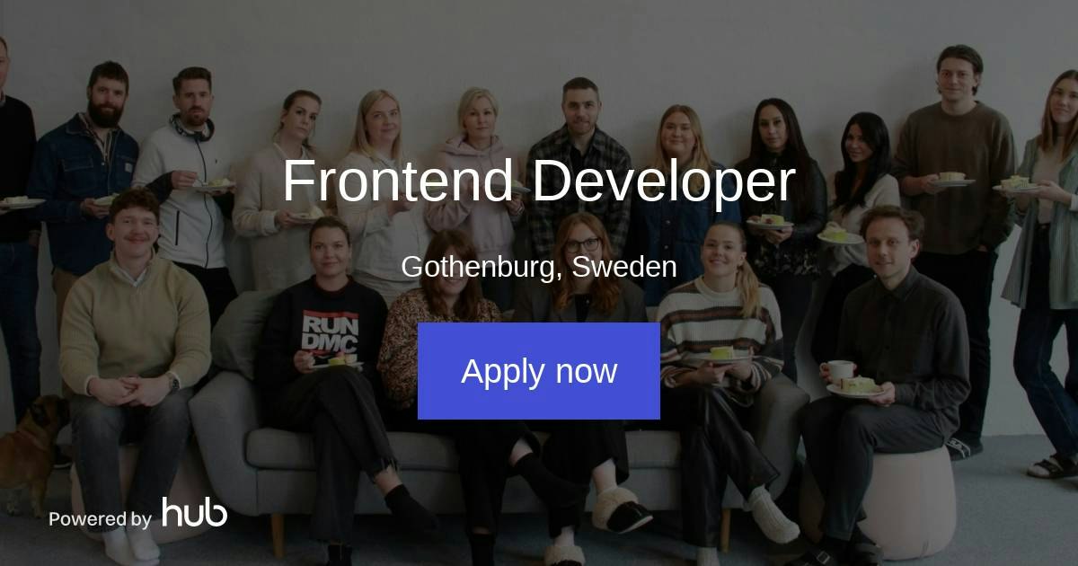 The Hub | Frontend Developer | Humly
