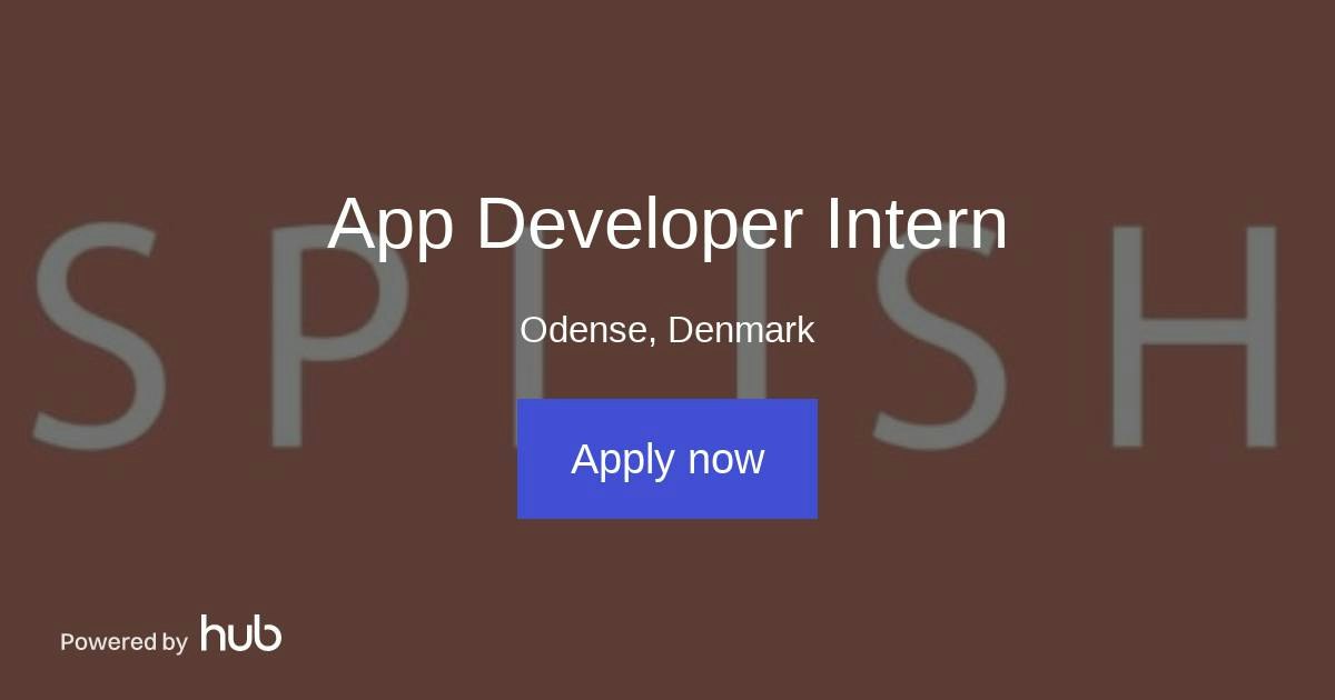 The Hub | App Developer Intern | SPLISH