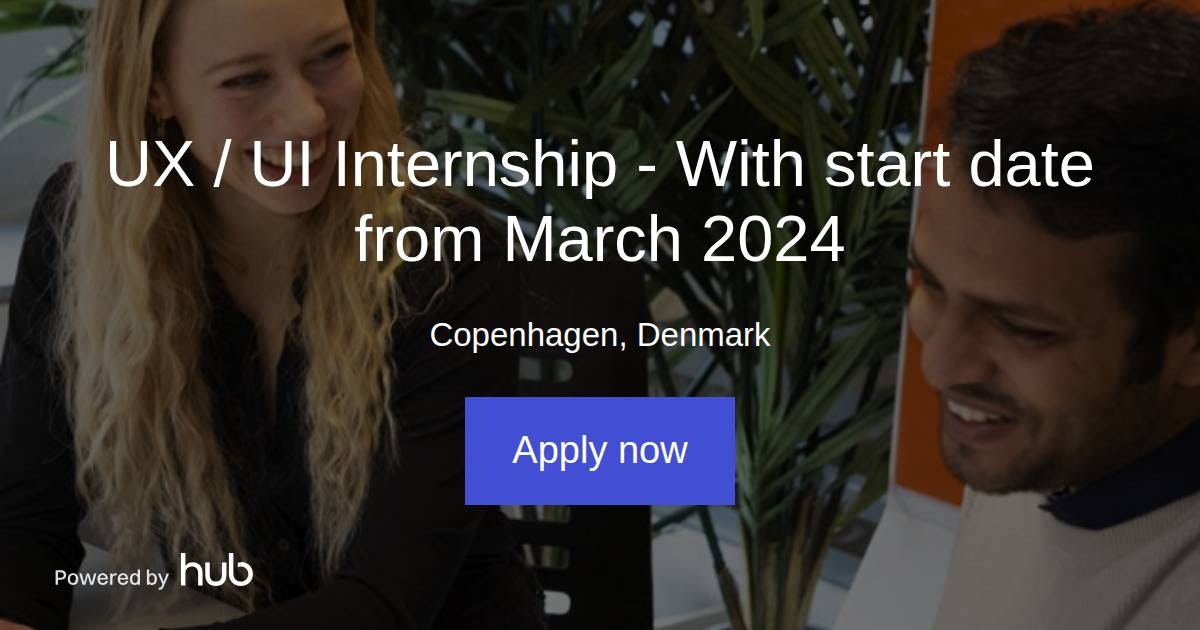 The Hub | UX / UI Internship - With start date from March 2024 | focalx