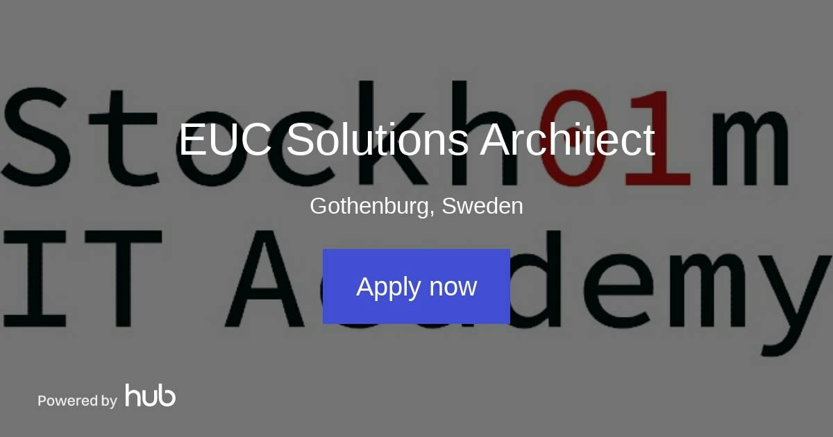 The Hub | EUC Solutions Architect | SITA.dev