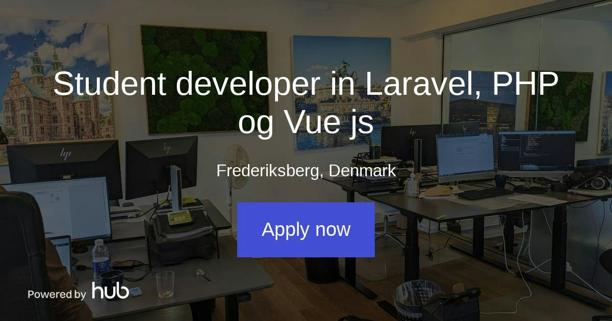 The Hub | Student developer in Laravel, PHP og Vue js | Respace