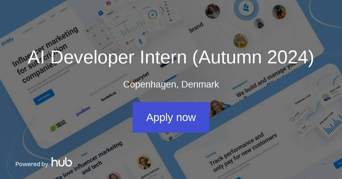 The Hub | AI Developer Intern (Autumn 2024) | Filify