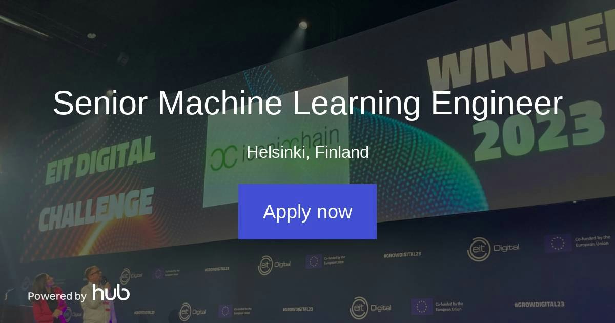 The Hub | Senior Machine Learning Engineer | iconicchain