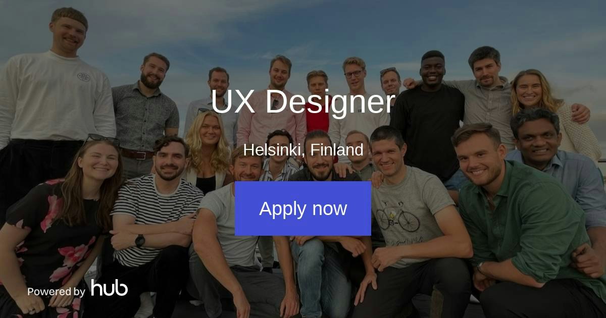 The Hub | UX Designer | AutoVex.fi