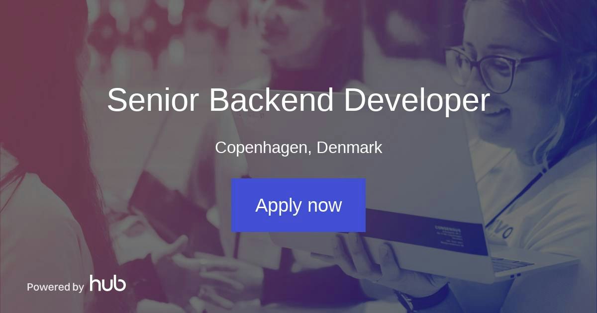 The Hub | Senior Backend Developer | Consensus ApS