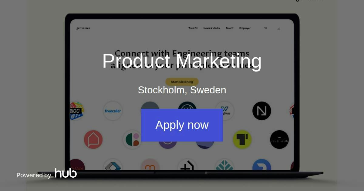 The Hub | Product Marketing | Genvalues